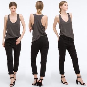 AG THE DEVON Slouchy Distressed True Boyfriend Fit